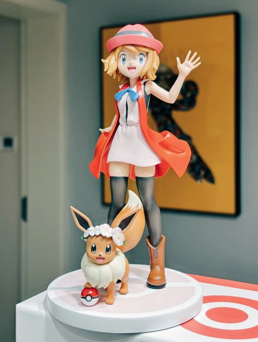 Pokemon ポケモン フィギュア　セレナとイーブイ　ガレージキット　数量限定 完成品１／8スケール_画像3