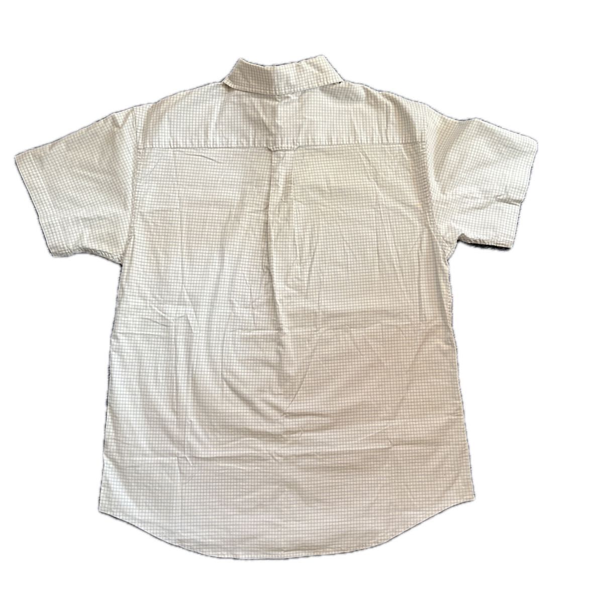半袖ボタンダウンシャツ　ハ－フボタンシャツ　160サイズ　オケ－ジョン