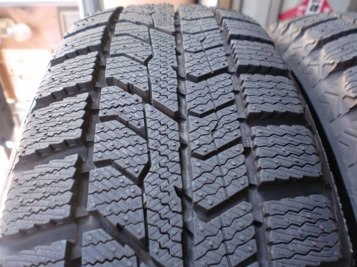 WEDS NEXTA 14×4.5 PCD100 +45★バリ溝スタッドレス 155/65R14 4本＃タント・ウエイク・EKカスタム・NBOXの画像10