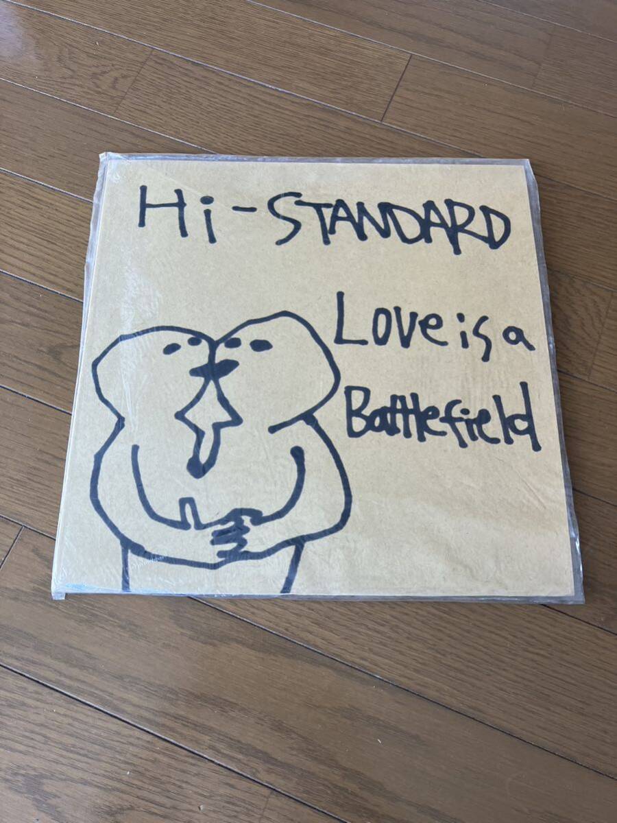 美品 LP レコード Hi-STANDARD Love is Battlefield ハイスタンダード ハイスタの画像1