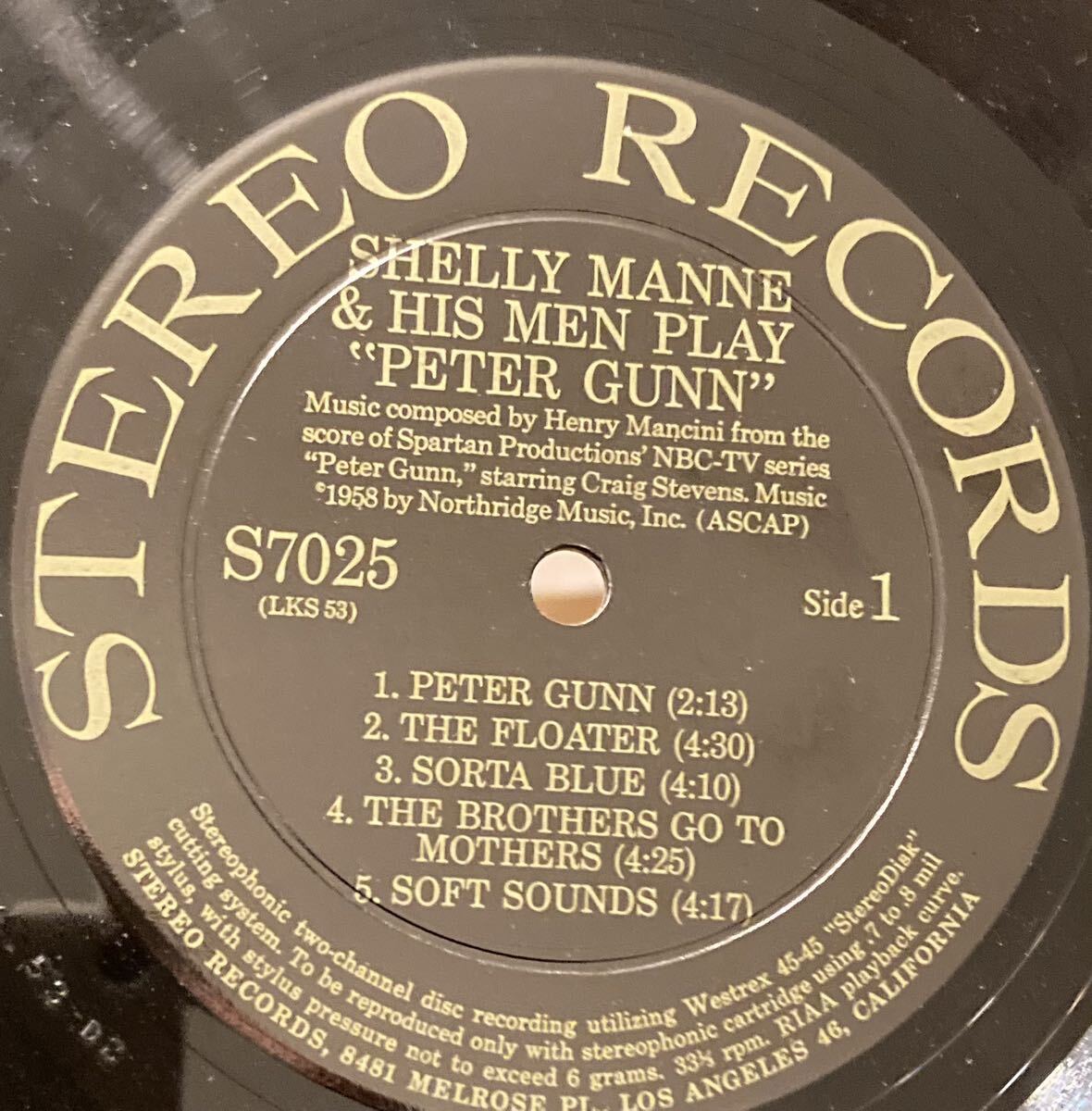 Shelly Manne & His Men /Play Peter Gunn '59年US盤の画像3