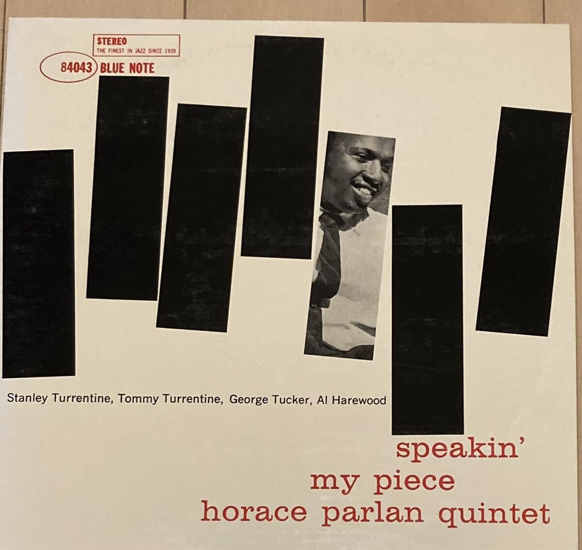 BlueNote Horace Parlan Quintet / Speakin' My Piece '91年東芝　最後の復刻シリーズ_画像1