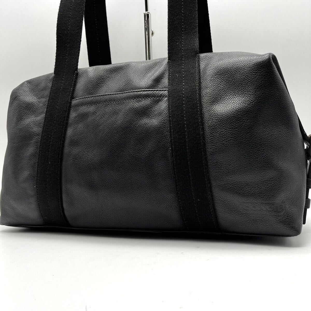【美品】コーチ ボストンバッグ レザー トンプソン ミディアム ダッフル 黒 Bibian 比比昂- 【極美品】COACH コーチボストンバッグThompson