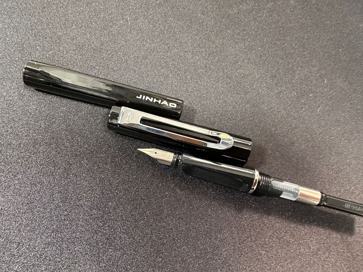 Jinhao 金剛 599シリーズ  ロイヤルブラック万年筆　F