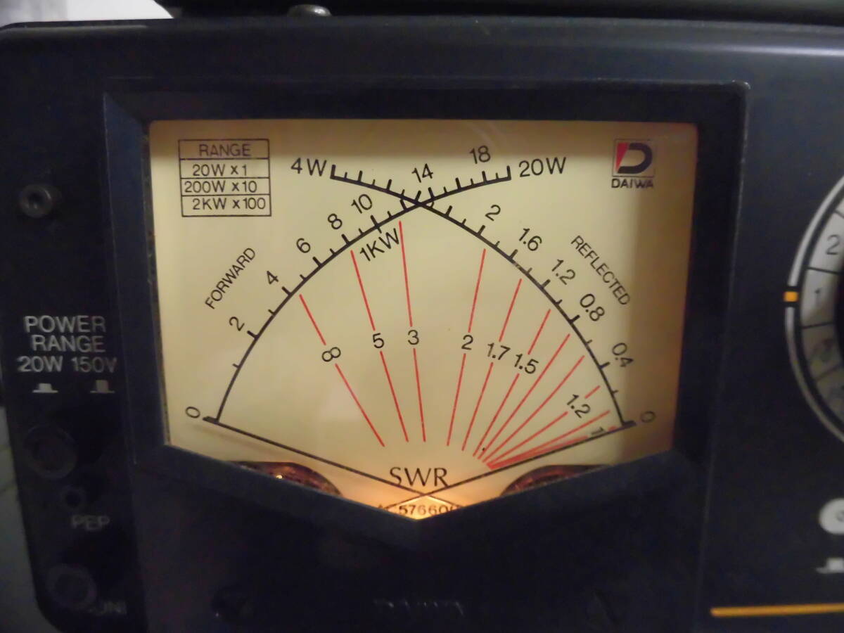 ダイワ CNW-320 3.5Mhz ～50Mhz アンテナチューナー クロスパワー＆SWR計 簡易動作確認済みの画像4