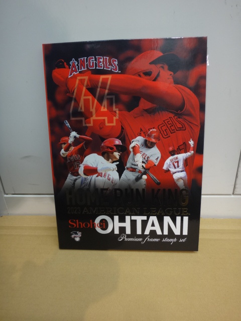 大谷翔平 2023 ALホームラン王獲得記念 プレミアムフレーム切手セット Shohei Ohtani JAPAN POST MLB_画像1