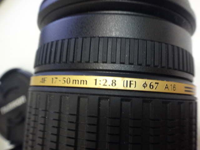 【動作未確認】TAMRON タムロン カメラレンズ ASPHERICAL LD XR DiⅡ SP AF 17-50mm F/2.8 (IF) φ67 A16 カメラ レンズ_画像4