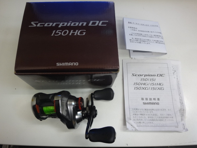 SHIMANO シマノ　スコーピオン　Scorpion DC 150HG 右巻き 04308 5RL422150_画像1