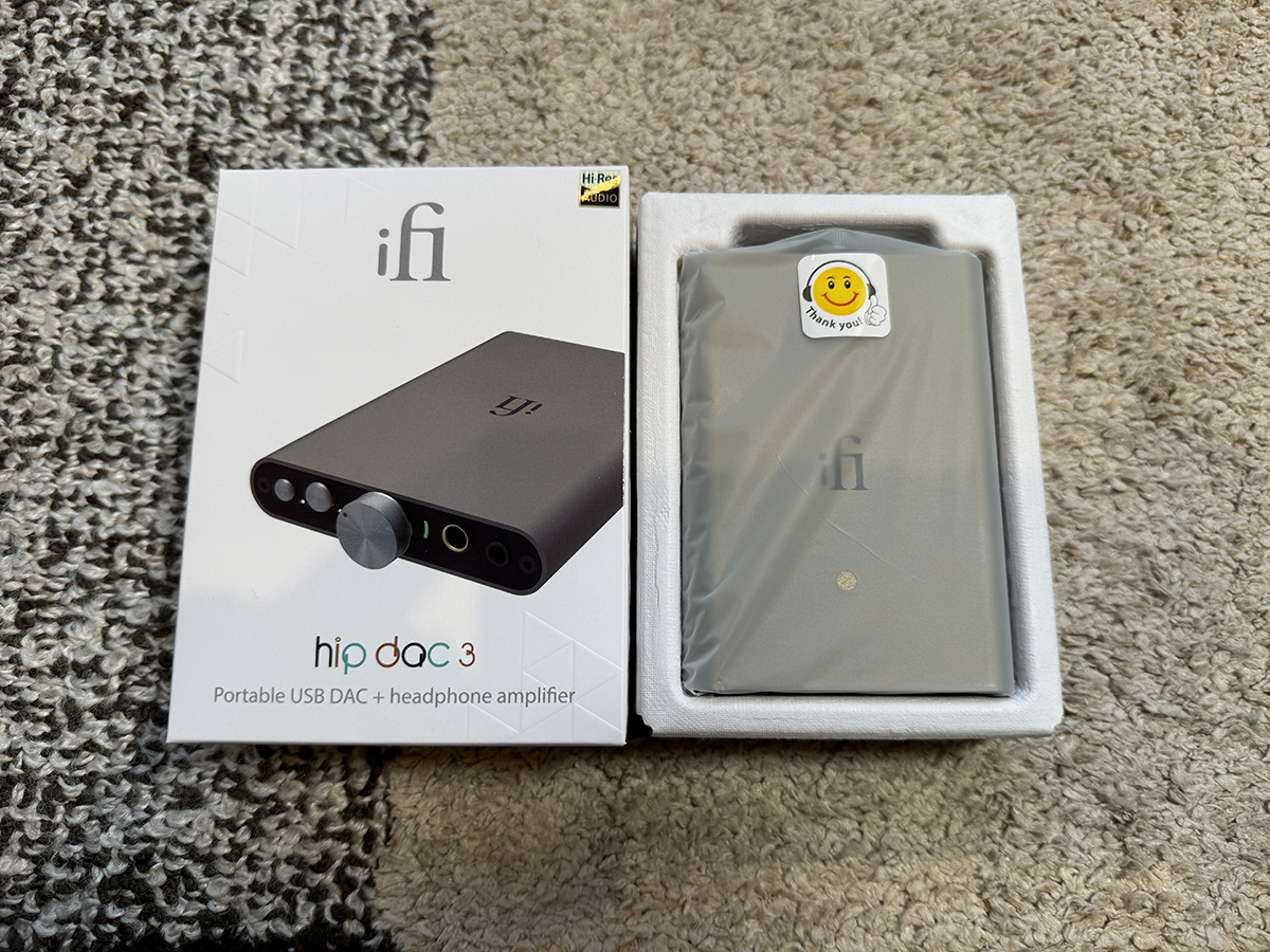 【保証期間中】【新品同様】iFi Audio アイファイ・オーディオ hip-dac3 ポータブルUSB-DACヘッドフォンアンプ_画像1