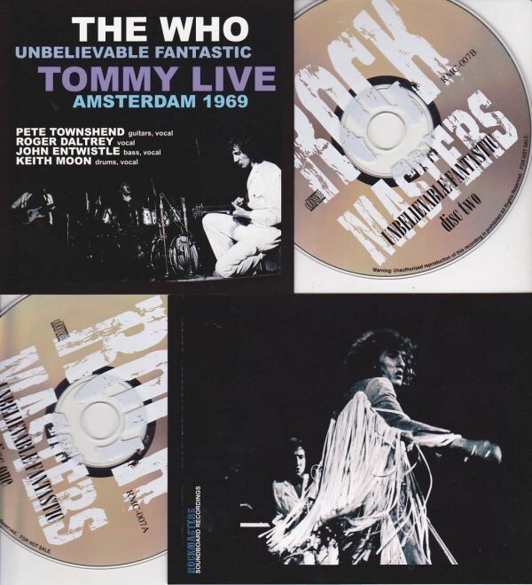 The Who Unbelievable Fantastic Tommy Live 1969 Amsterdam Netherlands 新品プレス２CD_画像2