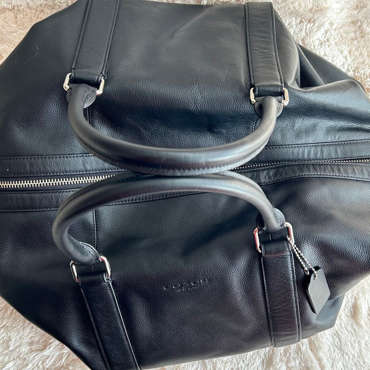 【極美品】COACH（コーチ）　ボストンバッグ　レザー　ブラック　２WAY コーチ 