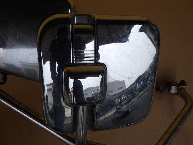 r626-89 * Nissan UDto Lux Condor plating mirror stay left side passenger's seat side under mirror 3-15