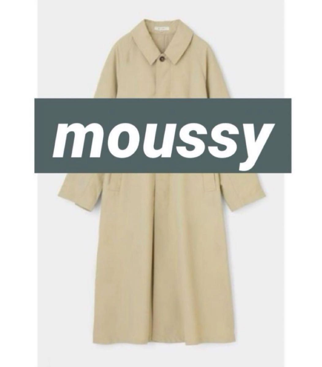 【半額以下】moussy BAL COLLAR SPRING コート　スプリングコート　01  ステンカラーコート マウジー