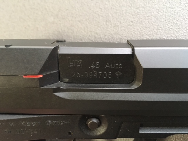 KSC USP 45 ABS full size gas blowback hand gun 