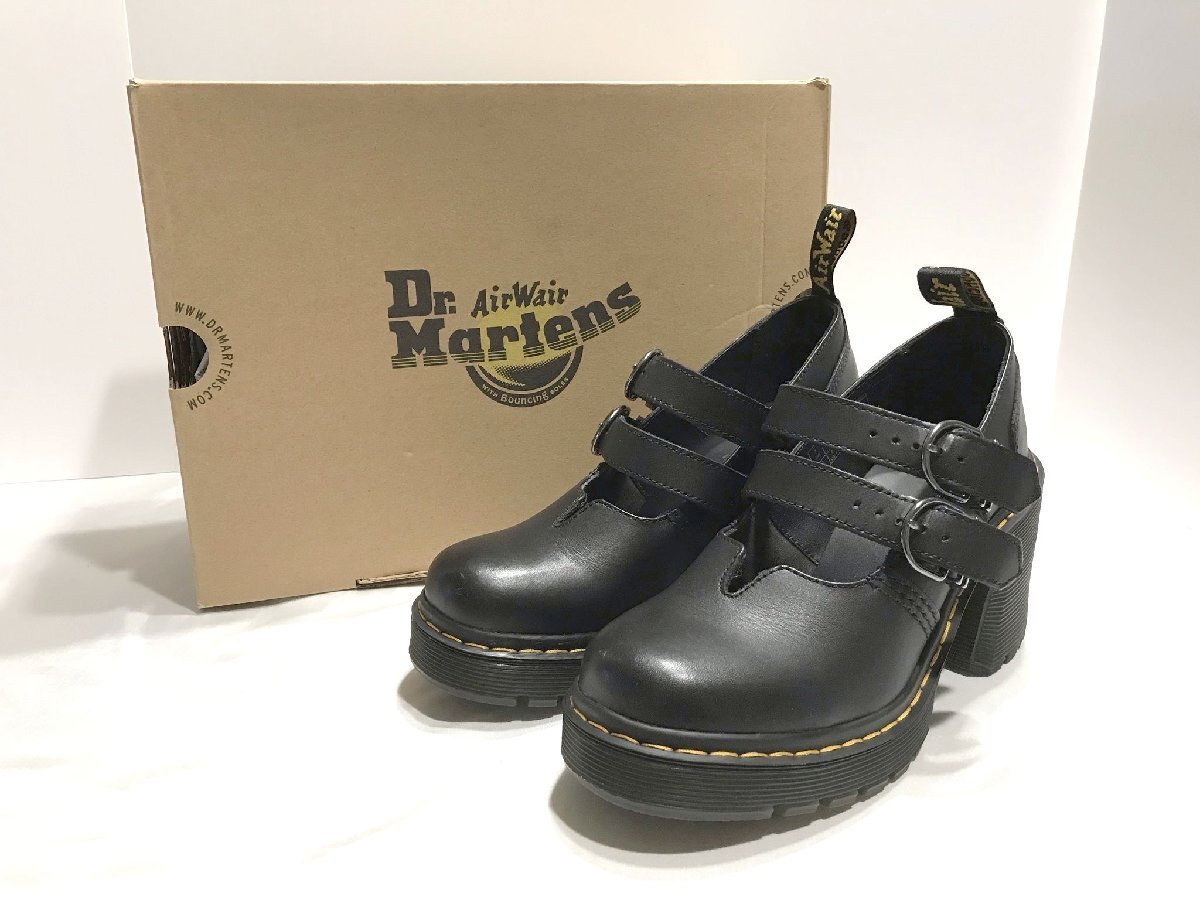 ■【YS-1】 美品 ■ ドクターマーチン Dr.Martens ■ Air Wair ボリューム パンプス 23cm ブラック系 ■ 元箱有 【同梱可能商品】■D_未使用に近い美品です