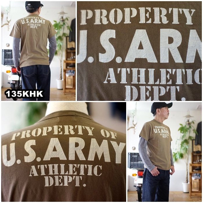 バズリクソンズ 　BUZZ RICKSON'S 　　BR79348 Ｔシャツ 半袖 　U.S.ARMY 　ATHLETIC DEPT　　サイズ M_画像3