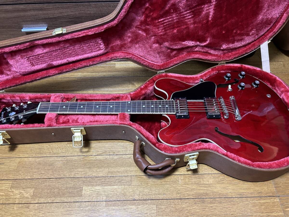 Gibson ES-335 Sixties Cherry 2021年製 中古美品の画像1