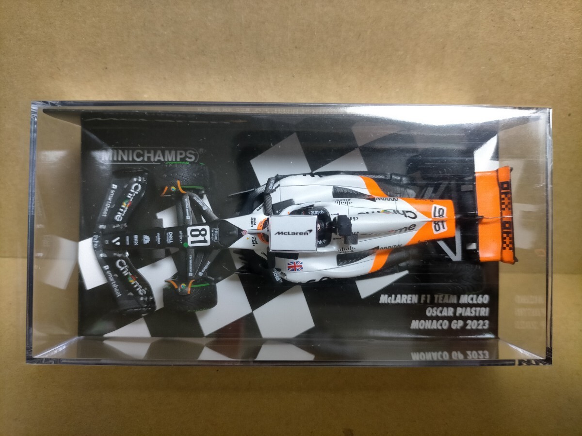 完売品 PMA 1/43 マクラーレン メルセデス F1 MCL60 O.ピアストリ No.81 2023 モナコGP 限定240台の画像3