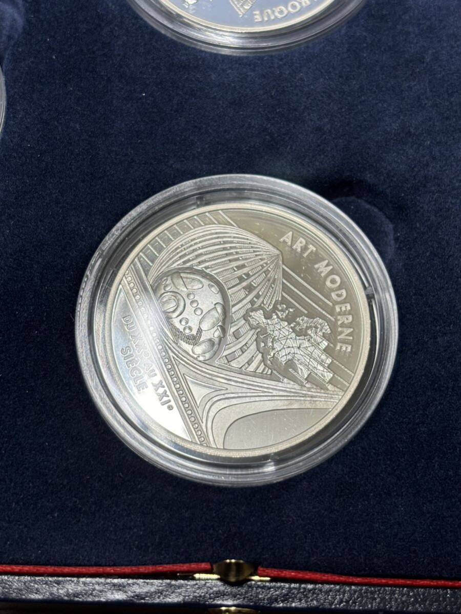 MONNAIE DE PARIS モネドパリ 記念銀貨 4枚セット ケース付き 銀貨 記念コイン SV900の画像6