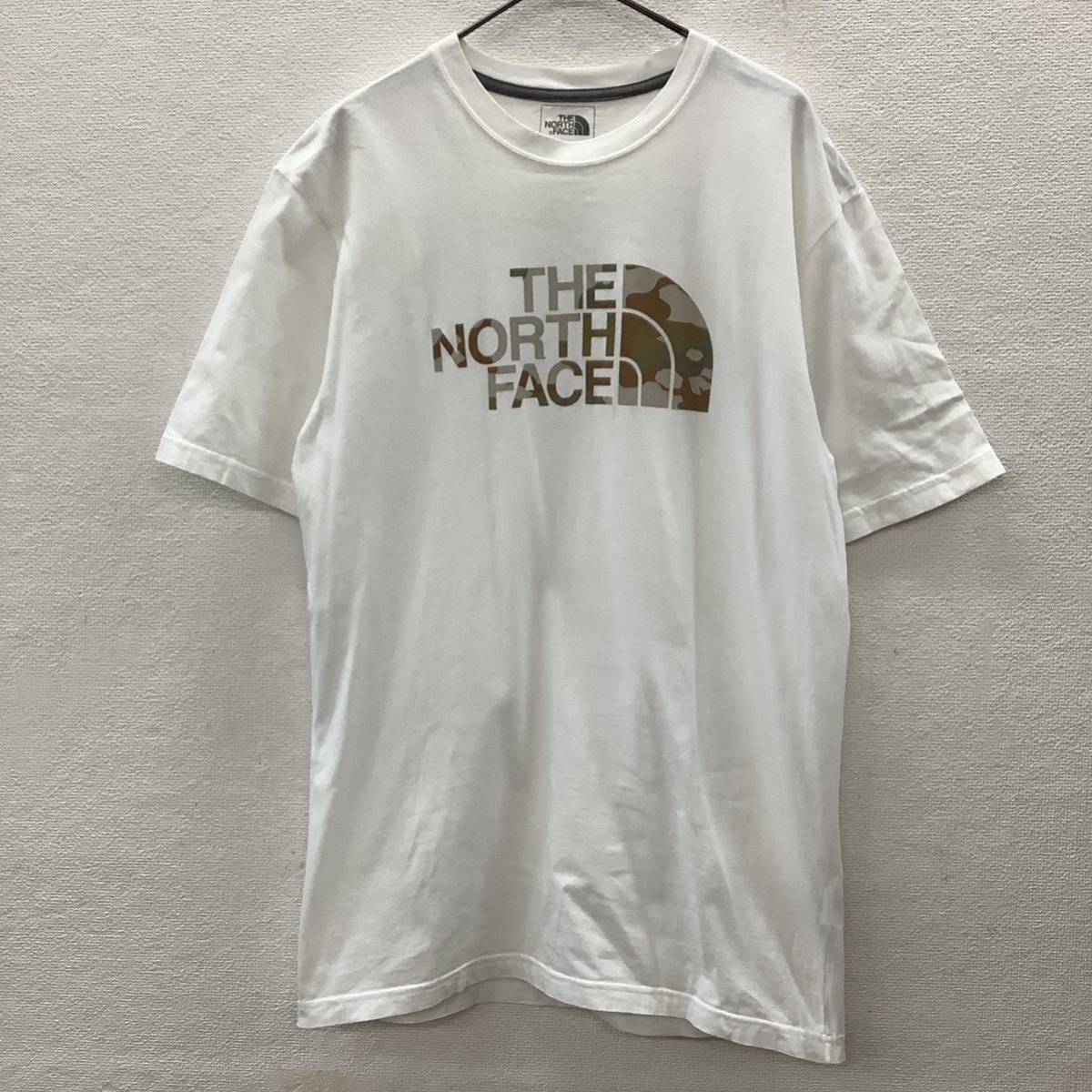 THE NORTH FACE STANDARD FIT ノースフェイス ロゴ Tシャツ 白 size S 75509