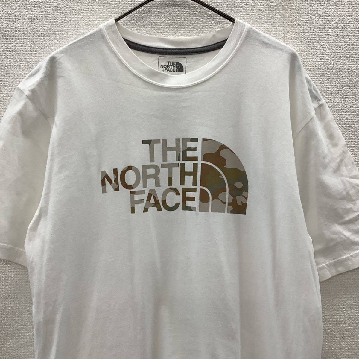 THE NORTH FACE STANDARD FIT ノースフェイス ロゴ Tシャツ 白 size S 75509