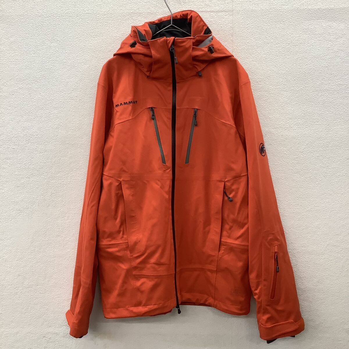 MAMMUT マムート ソフトシェルジャケット ナイロンジャケット アウトドア オレンジ size M 78552_画像2