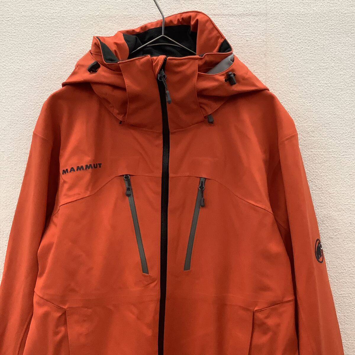 MAMMUT マムート ソフトシェルジャケット ナイロンジャケット アウトドア オレンジ size M 78552