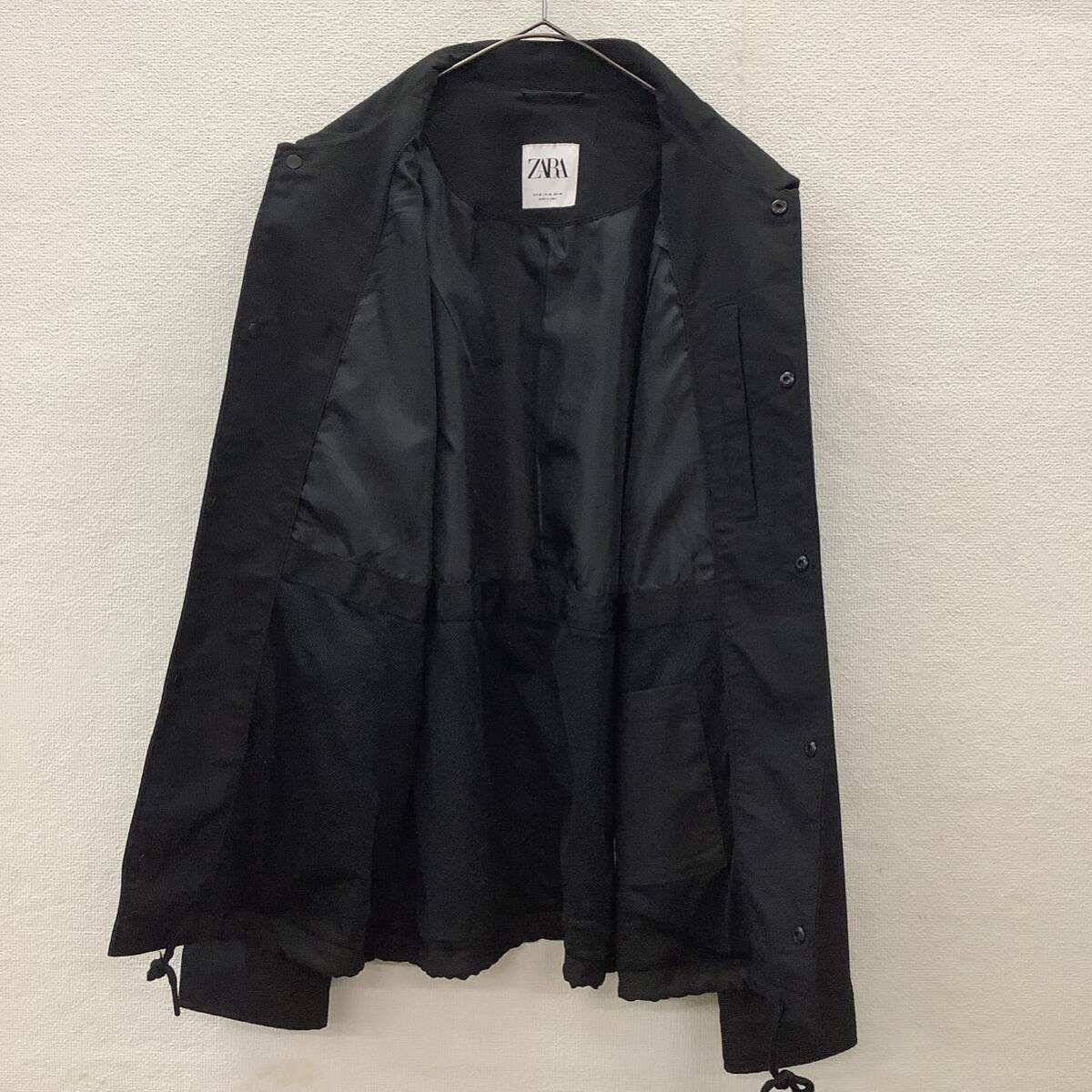 ZARA ザラ コーチジャケット 黒 size M 78648_画像3