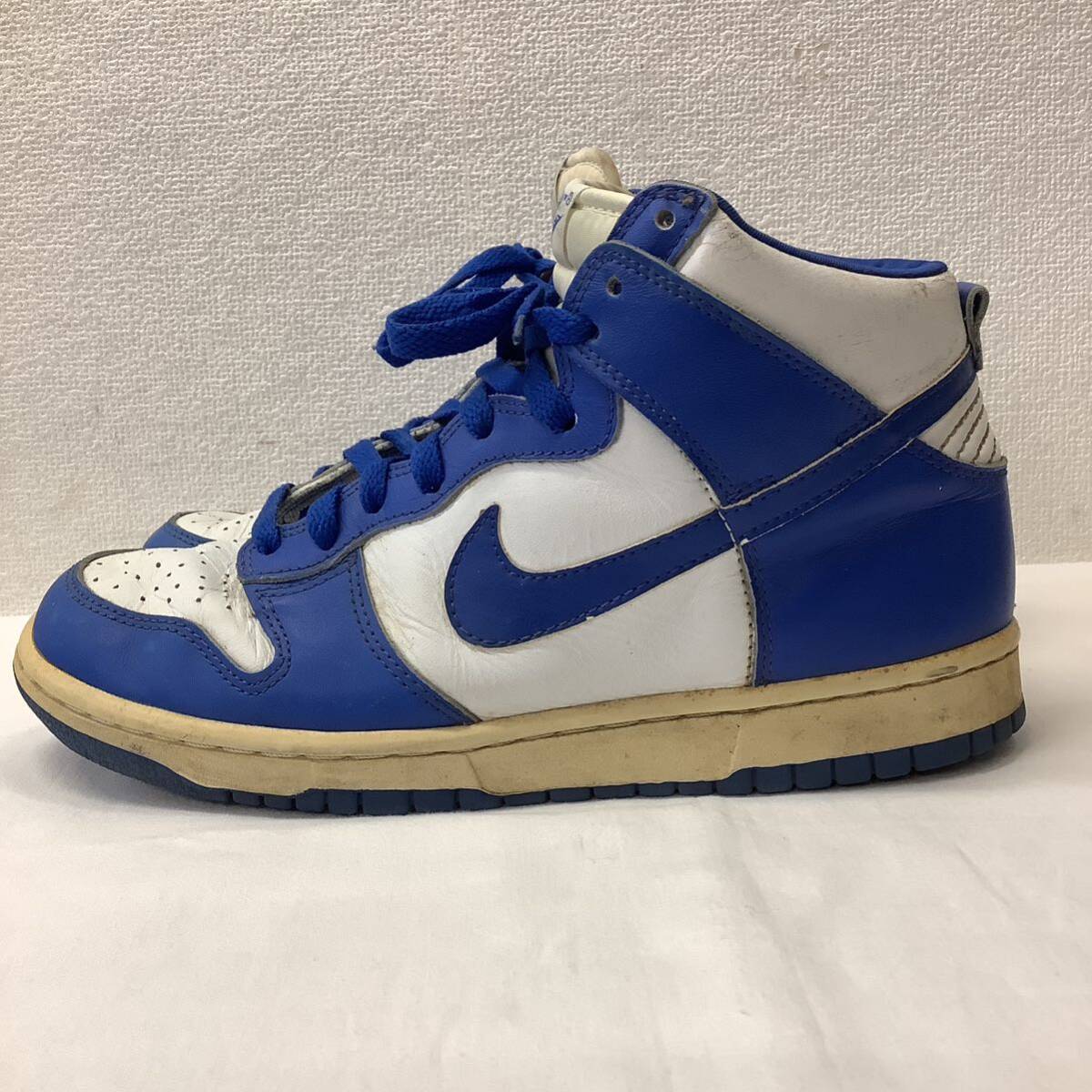 NIKE DUNK HIGH LE 98年製 ナイキ ダンク ハイ スニーカー ブルー 26.5cm ビンテージ 78712