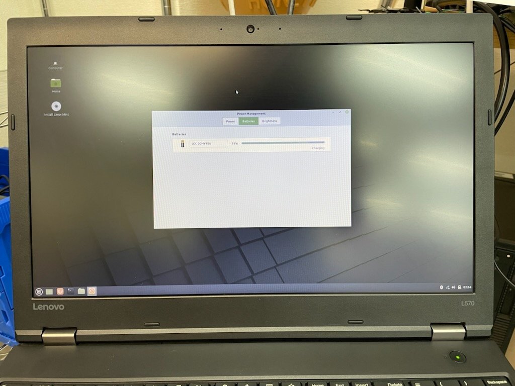 【UEFI起動確認済み／中古】ThinkPad L570 【20JR-A0NNJP】 (Core i5-6200U, RAM4GB, HDD無し[OS無し]) ★本体＋ACアダプタ_画像6