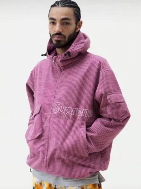 1円スタート★ティーザー掲載supreme ripstop utility jacket シュプリーム Mサイズ BOXLOGO フーディー north face 新品_画像1