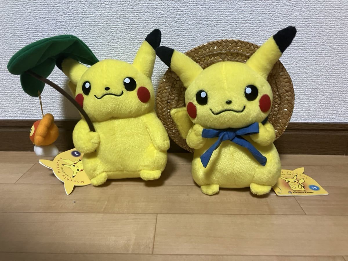 ポケモン　ぬいぐるみ　マンスリーピカチュウ　6月 7月　タグつき