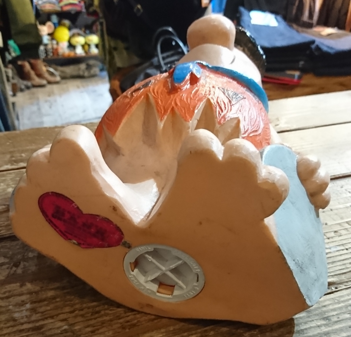 frintstones fred coin bank フリントストーン フレッド 貯金箱 frintstones fred coin bank フリントストーン フレッド 貯金箱
