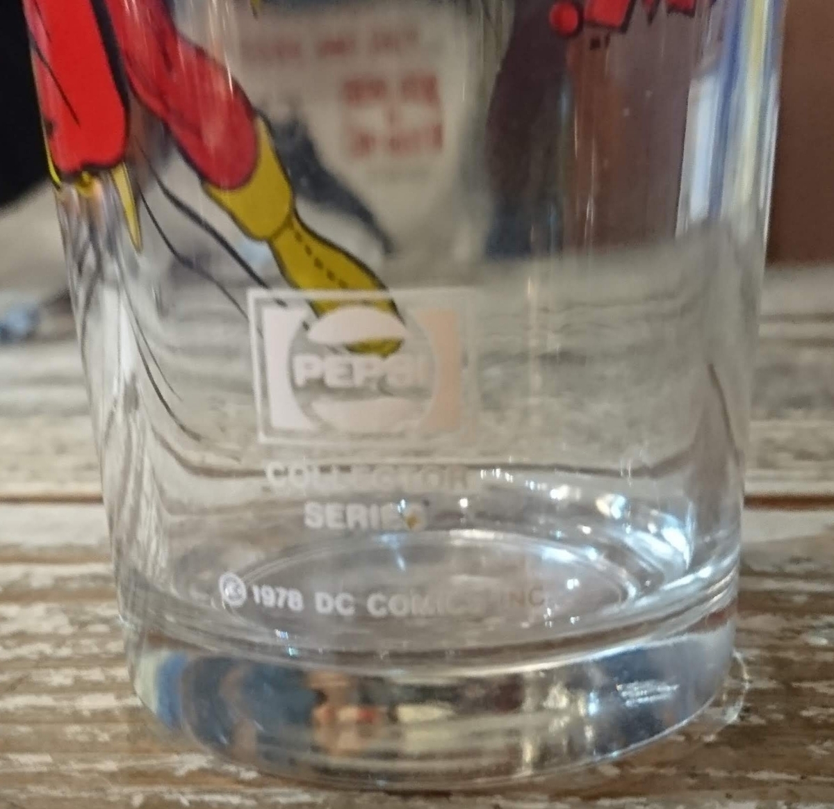 shazam pepsi super series glass dc comics 1976 シャザム ペプシ アメコミ キャラクター グラス ペプシ_画像3