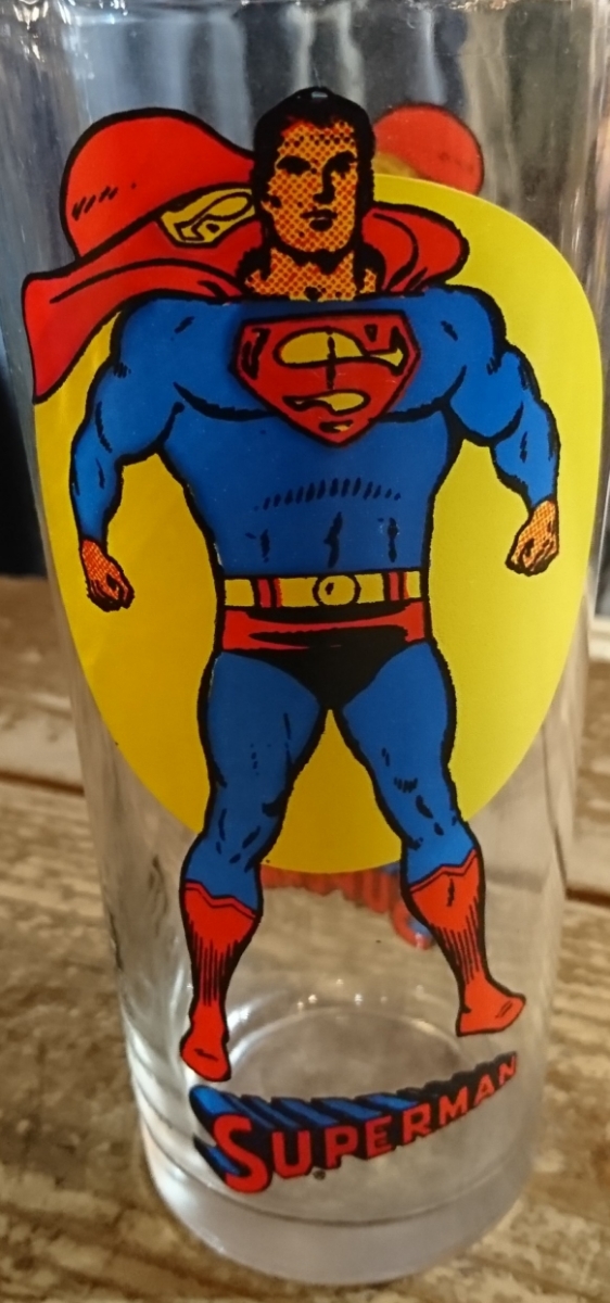 ヤフオク Superman Pepsi Super Series Glass Dc Comics 1