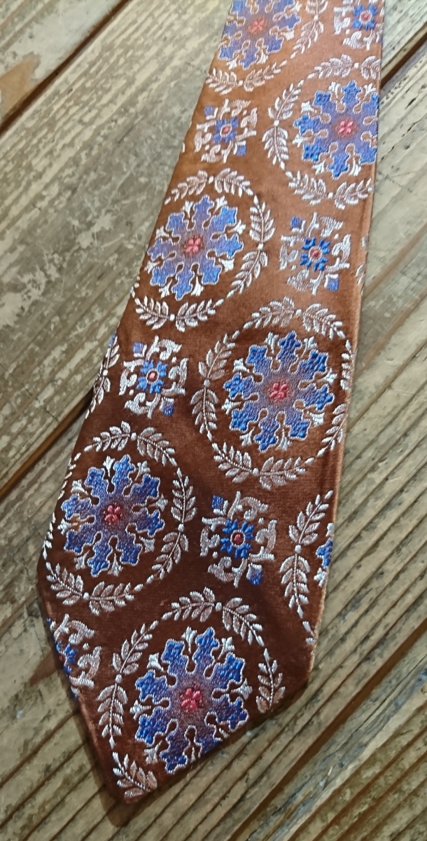 50s vintage necktie ヴィンテージ ネクタイ 雪柄