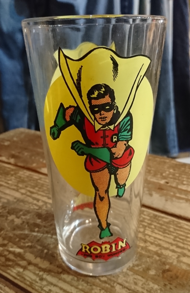 Robin pepsi super series glass 1976 dc comics collection Robin pepsi super series glass 1976 dc comics collection