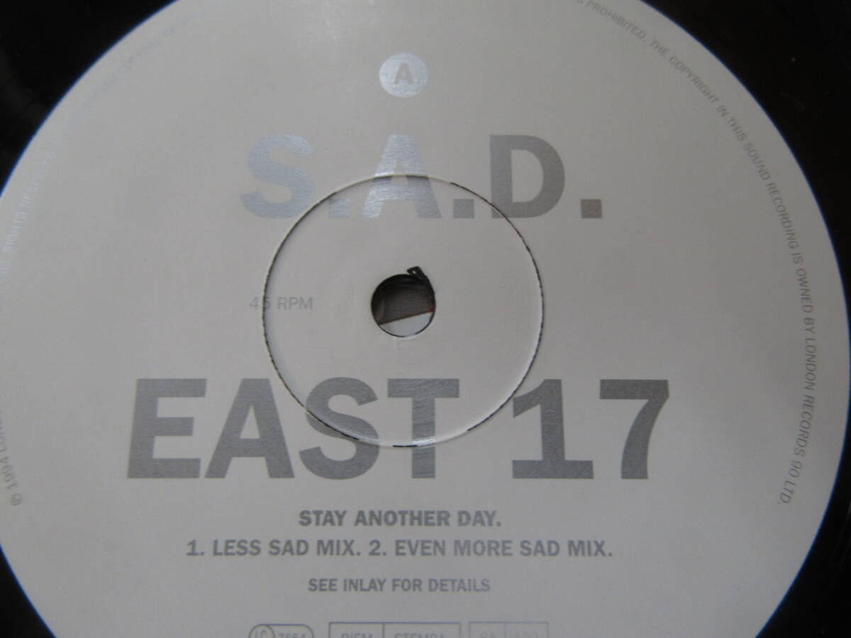 12inch【East 17】Stay Another Day (Remixes)/ ●輸入盤/LONX 361_画像2