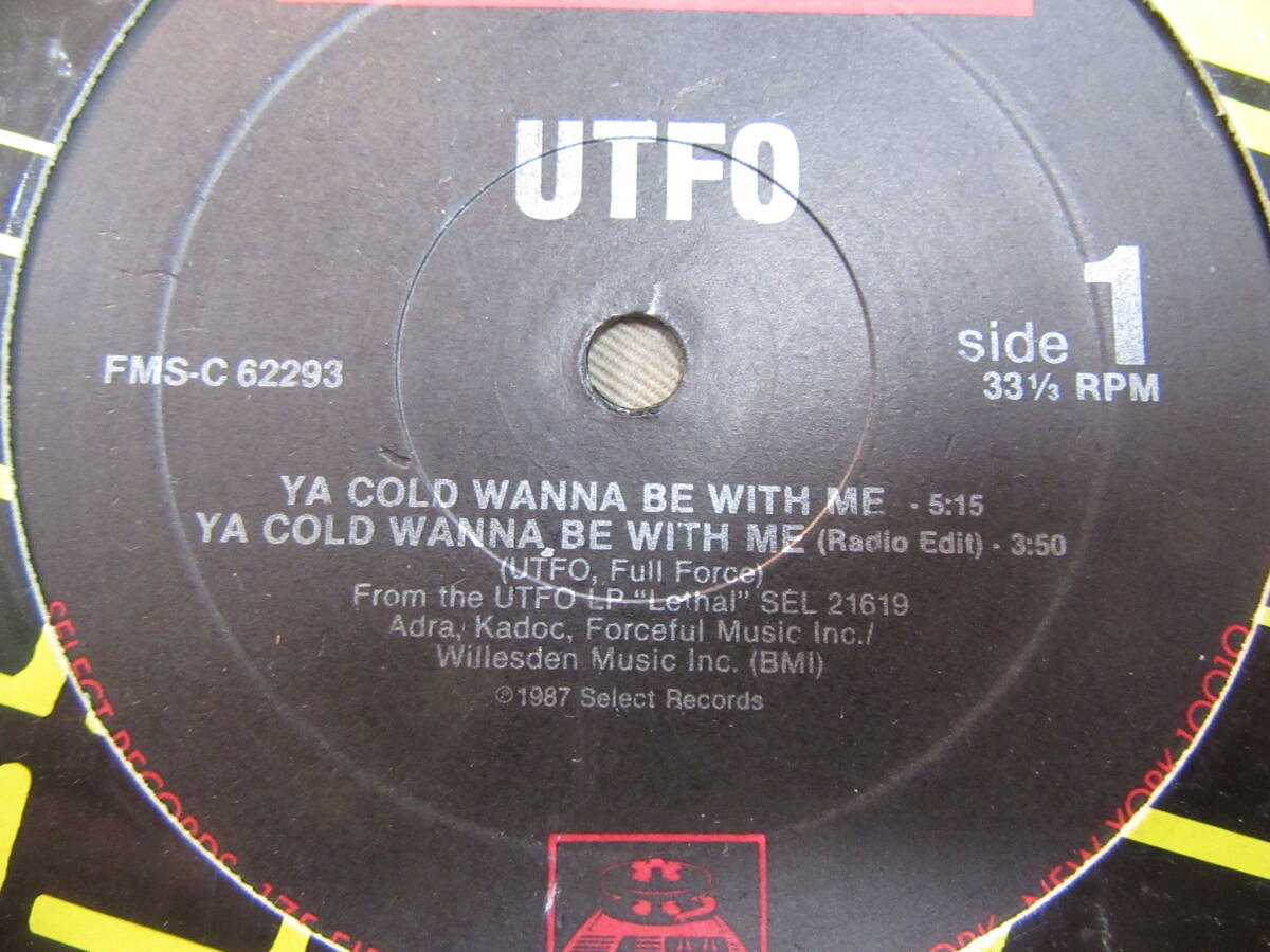 12inch【UTFO】Ya Cold Wanna Be With Me/Diss●輸入盤/Select Records FMS-C 62293_画像2