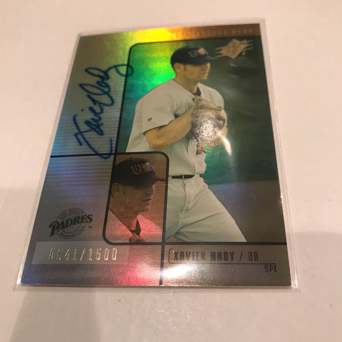 Xavier Nady 2000 UD SPX RC Auto /1500