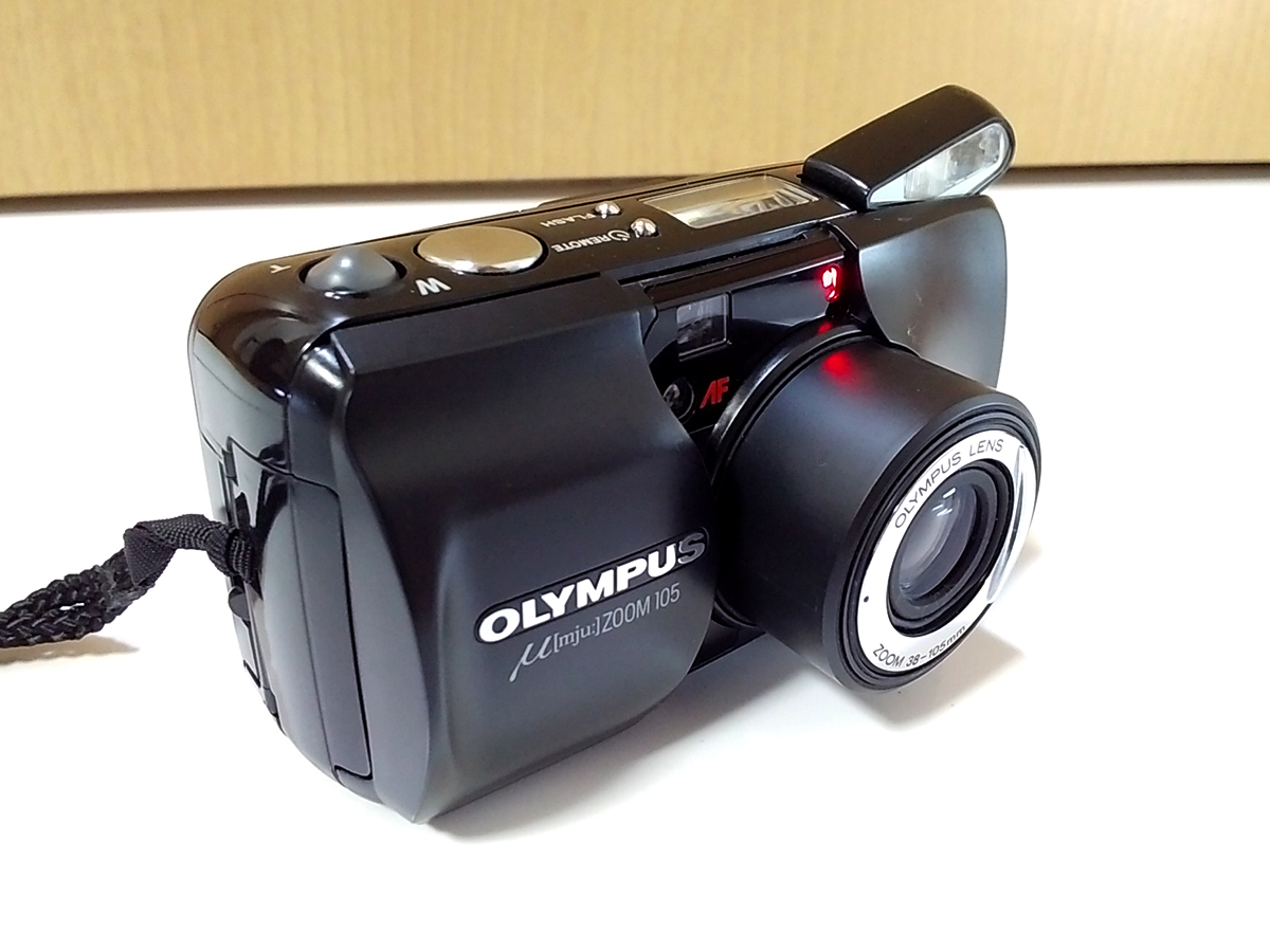 【 シャッター OK / フラッシュ NG 】 OLYMPUS Mju ZOOM 105 Film Camera オリンパス ミュー μ [mju:] コンパクト フィルムカメラ_画像1