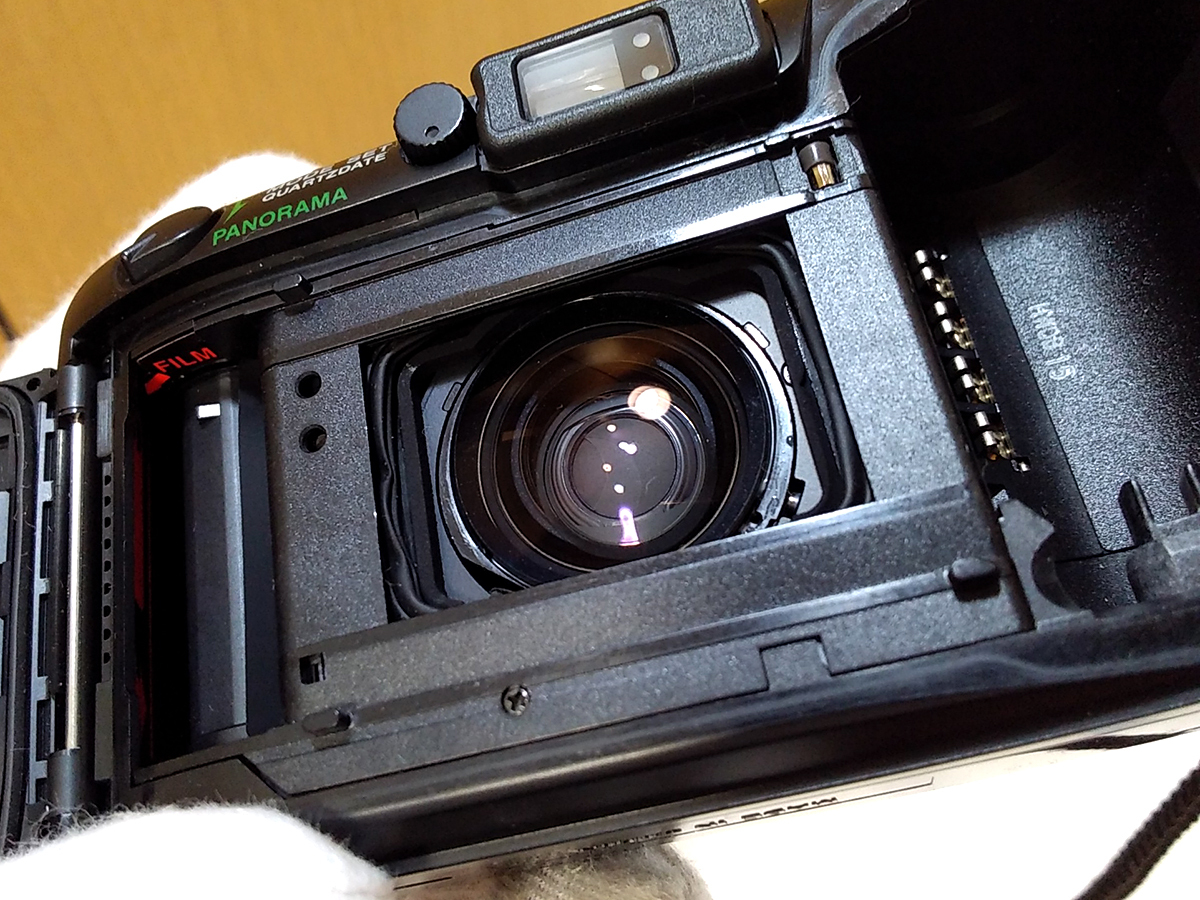 【 シャッター OK / フラッシュ NG 】 OLYMPUS Mju ZOOM 105 Film Camera オリンパス ミュー μ [mju:] コンパクト フィルムカメラ_画像7