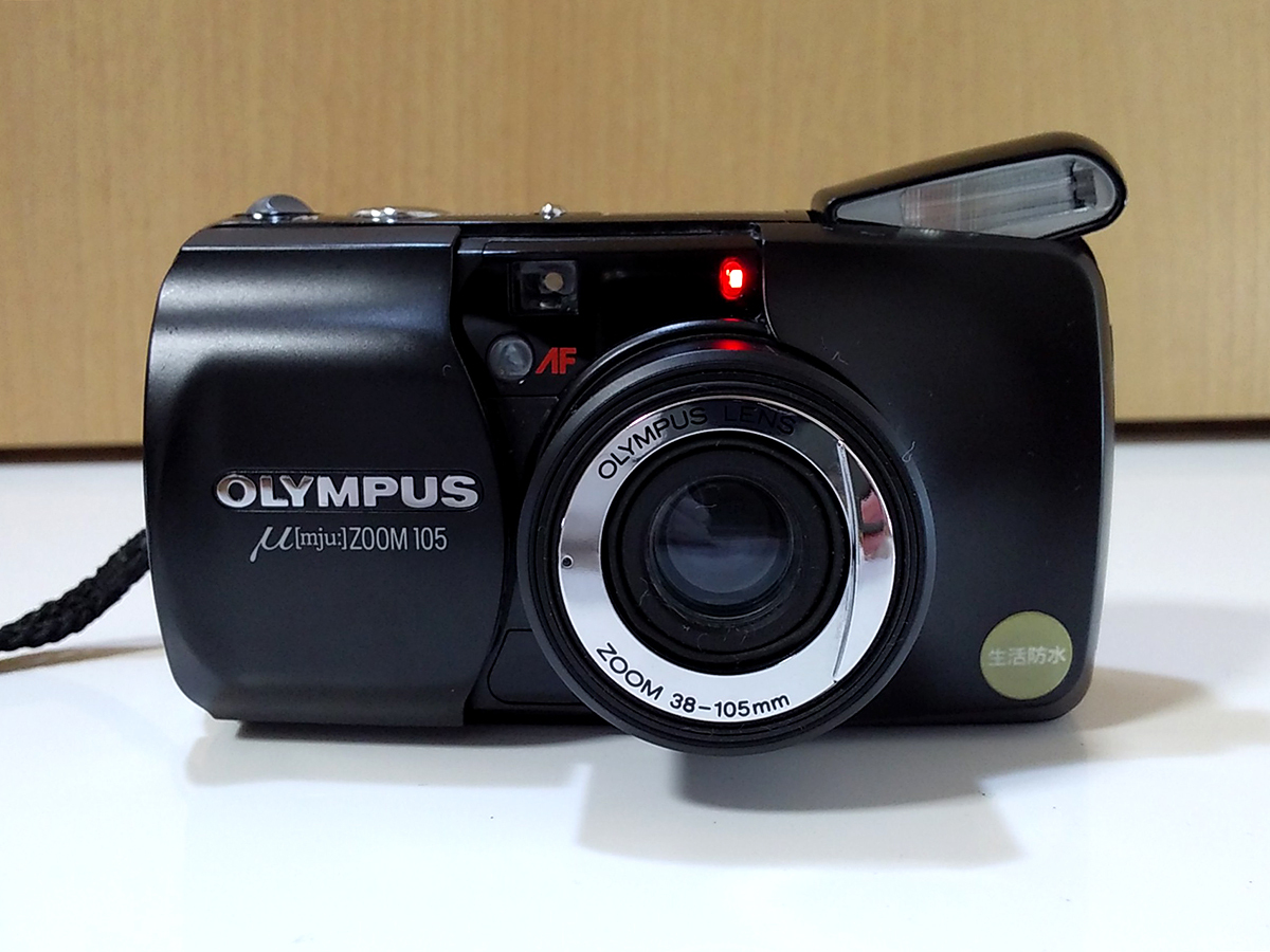 【 シャッター OK / フラッシュ NG 】 OLYMPUS Mju ZOOM 105 Film Camera オリンパス ミュー μ [mju:] コンパクト フィルムカメラ_画像2