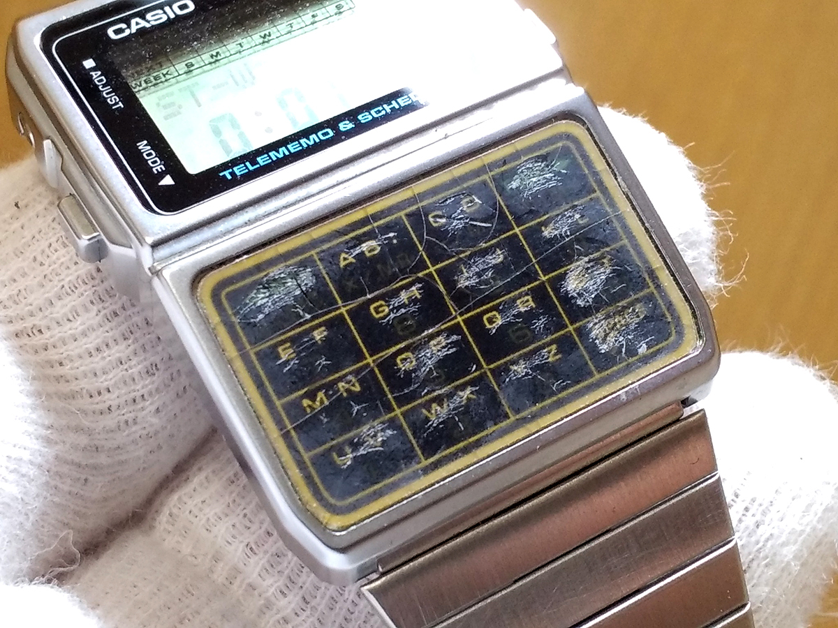 【 稼働中 】 CASIO DATABANK DBC-610 Module 676 Digital Watch カシオ データバンク デジタル 腕時計_画像5