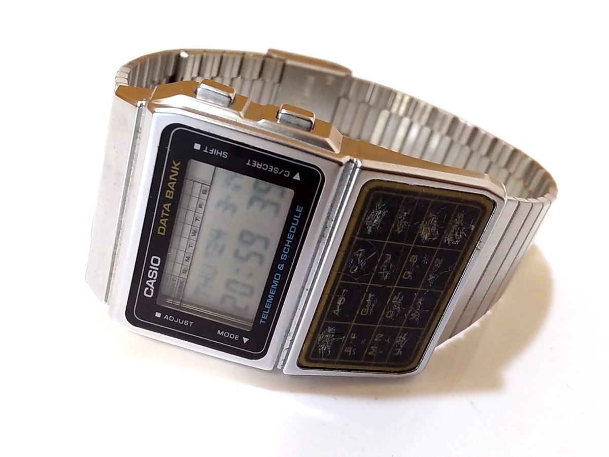 【 稼働中 】 CASIO DATABANK DBC-610 Module 676 Digital Watch カシオ データバンク デジタル 腕時計_画像1