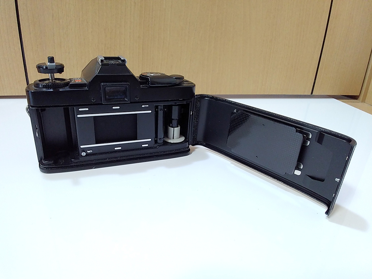 【 動作品 】 MINOLTA X-7 Black Body SLR Film Camera ミノルタ 一眼レフ フィルムカメラ ブラックボディ_画像7