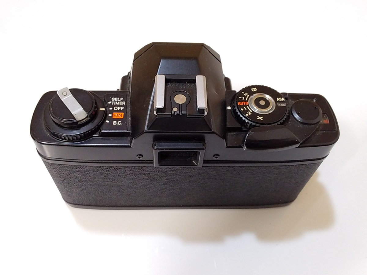 【 動作品 】 MINOLTA X-7 Black Body SLR Film Camera ミノルタ 一眼レフ フィルムカメラ ブラックボディ_画像5