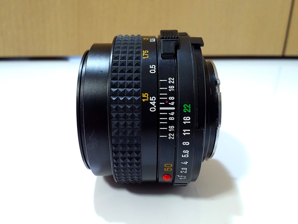 【 動作品 】 MINOLTA New MD 50mm F1.7 Manual Focus Lens SR-Mount ミノルタ SRマウント マニュアルフォーカス MF レンズ_画像2