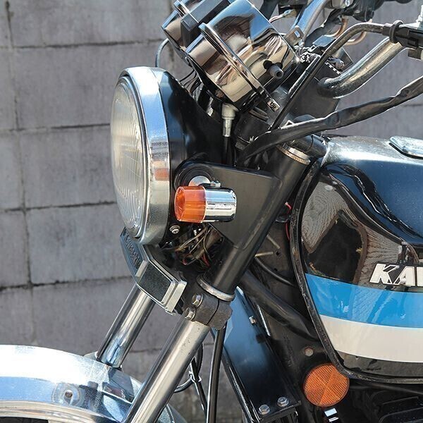 ◆581◆ 032501③ 汎用 丸型 ヨーロピアン ウインカー オレンジ 4個 ヨーロピ CB400 CBX400F CB400SF CL400 JADE 旧車(0)_画像5