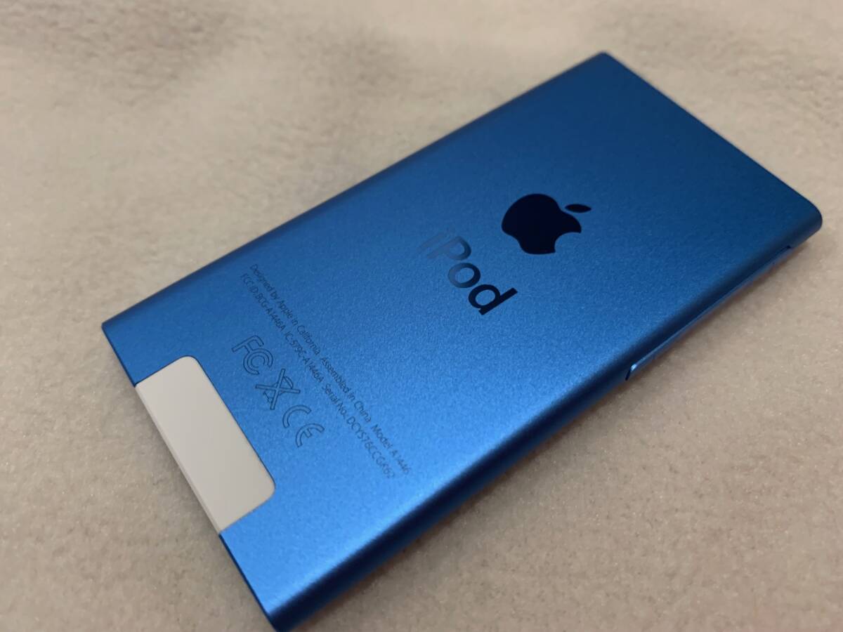 【美品】Apple iPod nano 第7世代 16GB ブルーの画像6